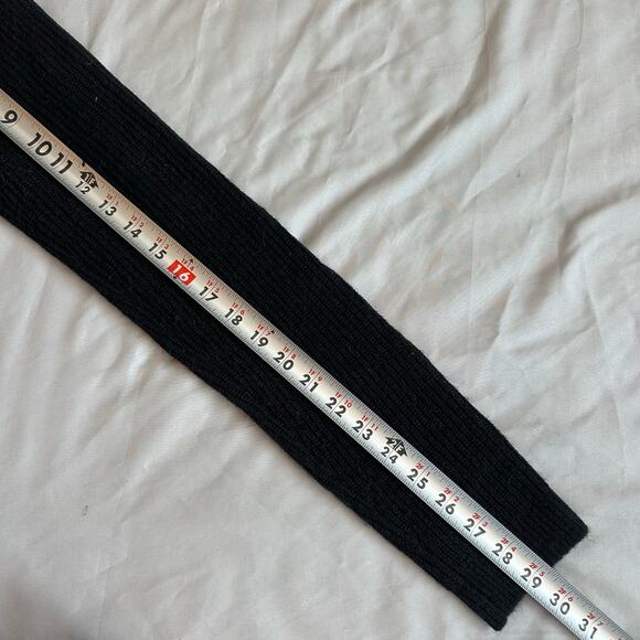 Boden Black, V-Neck, Jeweled Buttons, Wool/Alpaca Blend, Knit Cardigan- M - Picture 8 of 8